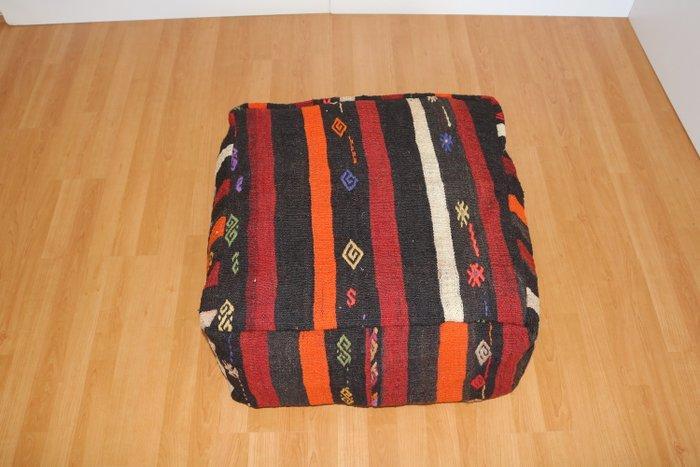 Puff Cases 1 - Kelim - 60 cm - 60 cm, Antiek en Kunst, Kunst | Designobjecten