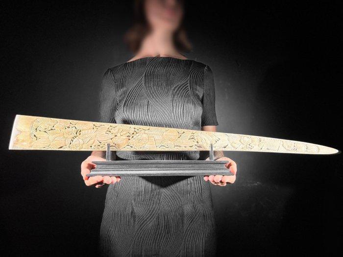 Geen minimumprijs - Grote gedetailleerde en gepatineerde, Antiek en Kunst, Kunst | Designobjecten