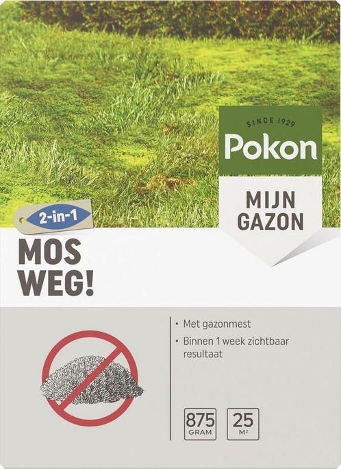 POKON MOS WEG! 875 GRAM 25M² (ONKRUIDBESTRIJDING), Diensten en Vakmensen, Ongediertebestrijding