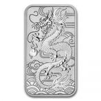 Perth Mint - 1 oz zilver muntbaar - Rectangle Dragon 2018