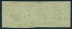 Merano 1918 - Stempel van 5 heller (VI type), strook met een, Postzegels en Munten, Gestempeld