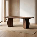 Tafel Deens Ovaal Eikenhout  Set Driehoek poot 140x90, Huis en Inrichting, Tafels | Eettafels, Nieuw