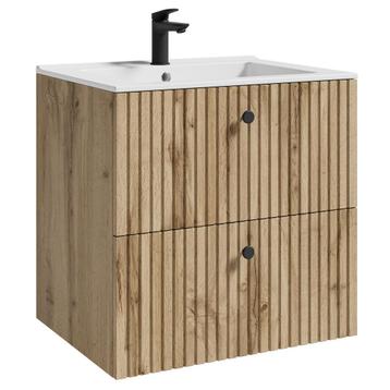 Badkamermeubel Saros 60 x 45 cm Eiken Badmeubel beschikbaar voor biedingen