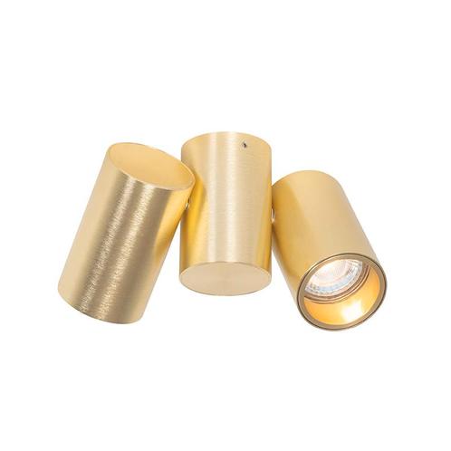 Design spot messing 2-lichts verstelbaar - Michael, Huis en Inrichting, Lampen | Spots, Nieuw, Overige materialen