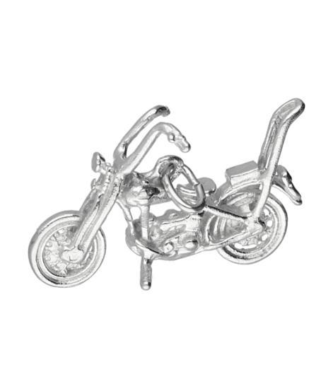 Zilveren Amerikaanse Chopper motor kettinghanger, Sieraden, Tassen en Uiterlijk, Kettinghangers, Verzenden