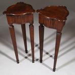 Stel van 2 Luikse pedestals met uittrekbaar blaadje voor een, Ophalen of Verzenden