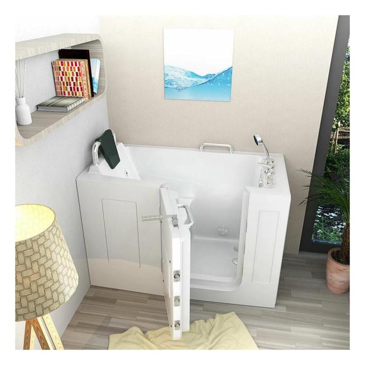 Instap Zitbad Wolente Whirlpool Links 140X76X116 (Badkamer), Doe-het-zelf en Verbouw, Sanitair, Nieuw, Ophalen of Verzenden