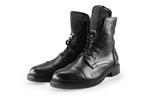 Manfield Veterboots in maat 42 Zwart | 10% extra korting, Kleding | Dames, Schoenen, Verzenden, Zwart, Overige typen, Zo goed als nieuw
