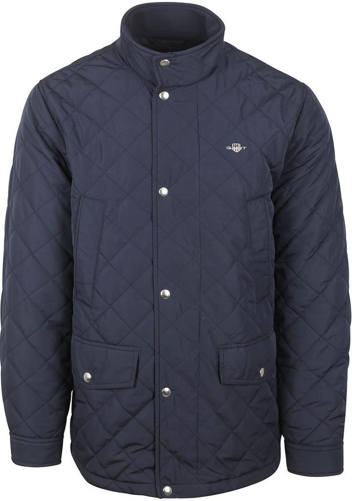 Gant Jas Quilted Windcheater Navy maat L Heren, Kleding | Heren, Jassen | Winter, Blauw, Nieuw, Maat 52/54 (L), Verzenden