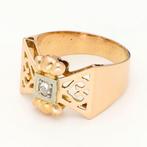 Ring - 18 karaat Geel goud Diamant (Natuurlijk), Sieraden, Tassen en Uiterlijk, Ringen, Nieuw