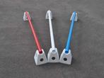 Set 6 Cavaletti Pionnen, 3 Springbalken Met Houten Kern, 3, Dieren en Toebehoren, Verzenden, Nieuw, Springen