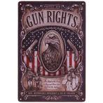 Metalen plaatje - Gun Rights NIEUW, Ophalen of Verzenden, Nieuw
