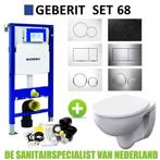 Up320 Toiletset 68 Geberit Econ Compact Rimfree Met Zitting, Nieuw, Ophalen of Verzenden