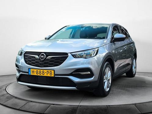 Zakelijke Lease |  Opel Grandland X 1.2 Turbo Business Execu, Auto's, Opel, Dealer onderhouden, Lease, Zwart, Automaat, SUV of Terreinwagen