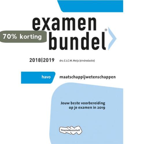 Examenbundel havo Maatschappijwetenschappen 2018/2019, Boeken, Schoolboeken, Zo goed als nieuw, Verzenden