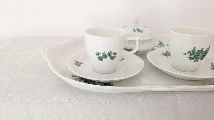 Rosenthal - Koffieservies (4) - Classic Rose - Green -, Antiek en Kunst, Antiek | Meubels | Tafels