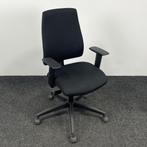 Bureaustoel - Zwarte stoffering & Voetkruis, Gebruikt, Zwart, Ophalen of Verzenden, Bureaustoel