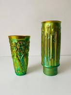 Zsolnay - Vaas (2) - Terracotta, Antiek en Kunst, Antiek | Glas en Kristal