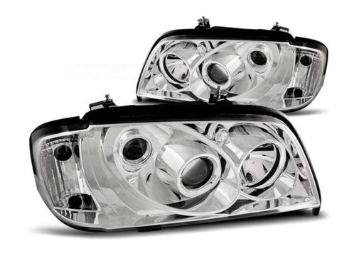 Chrome koplampen geschikt voor Mercedes C-klasse W202, Auto-onderdelen, Verlichting, Nieuw, Mercedes-Benz, Verzenden