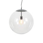 Scandinavische hanglamp chroom met helder glas - Ball 50, Huis en Inrichting, Lampen | Hanglampen, Nieuw, Glas, Modern, 75 cm of meer