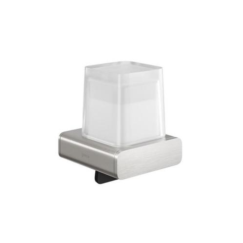 Zeepdispenser Geesa Shift 200 ml met Gesatineerd Glas RVS, Doe-het-zelf en Verbouw, Sanitair, Bad, Nieuw, Ophalen of Verzenden