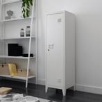 Lockerkast Kurikka metaal 137x38x38 cm wit [en.casa], Huis en Inrichting, Verzenden, Nieuw