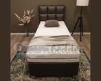 Boxspring Royal Deluxe 1 pers. Antraciet - 90 x 190, Huis en Inrichting, Nieuw
