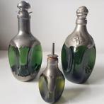 Georg Nilsson - Karaf (3) - Glas, Tin - Knijpkaraf Gero, Antiek en Kunst