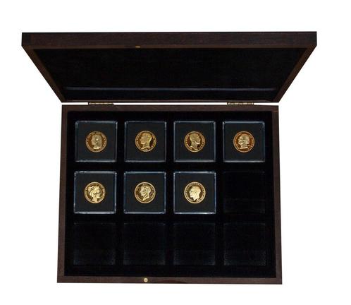 Luxe houten bewaarcassette Munt Online (12 vaks), Postzegels en Munten, Munten en Bankbiljetten | Toebehoren, Verzenden