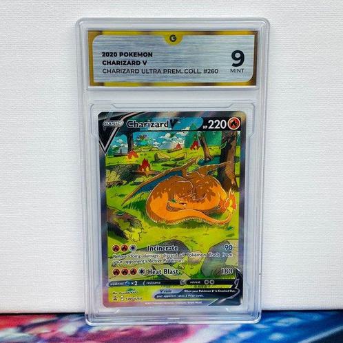 Pokémon Graded card - FA Charizard V #260 Black Star Promo, Hobby en Vrije tijd, Verzamelkaartspellen | Pokémon