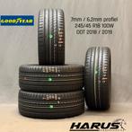 245/45/18 100W Goodyear zomerbanden 7/6,2mm profiel 4X, 18 inch, Ophalen of Verzenden, Band(en), Personenwagen