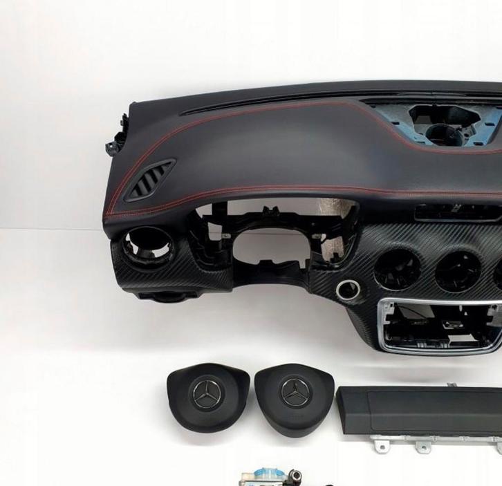 Dashboard + Airbags + Veiligheidsgordels Mercedes W176 AMG, Auto-onderdelen, Dashboard en Schakelaars, Gebruikt, Mercedes-Benz