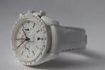 Omega Speedmaster White side of the moon 08/2024, Sieraden, Tassen en Uiterlijk, Horloges | Heren, Overige materialen, Leer, Polshorloge