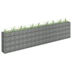 vidaXL Gabion plantenbak verhoogd 360x30x90 cm, 100 cm of meer, Verzenden, Nieuw, Metaal
