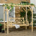 TRUUSK Schommelbank Met Pergola, Voor 2 Personen, In Hoogte, Verzenden, Nieuw