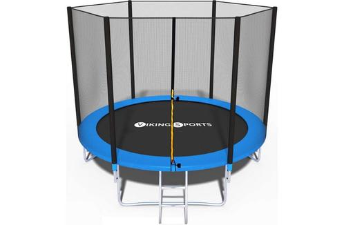 Veilige trampoline 305 cm met net en ladder - Kindvriende..., Kinderen en Baby's, Speelgoed | Buiten | Trampolines, Nieuw, Ophalen of Verzenden