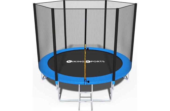 Veilige trampoline 305 cm met net en ladder - Kindvriende..., Kinderen en Baby's, Speelgoed | Buiten | Trampolines, Nieuw, Ophalen of Verzenden