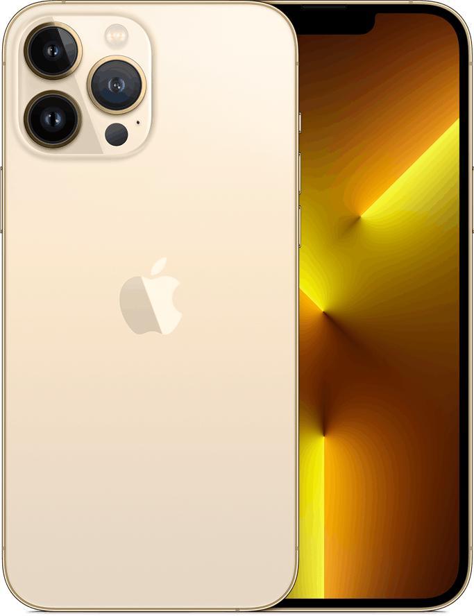 nieuwstaat Apple iPhone 13 Pro Max Goud 256GB + 12 maand..., Telecommunicatie, Mobiele telefoons | Apple iPhone