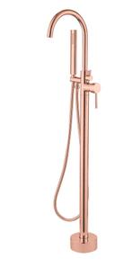 Best Design Lyon vrijstaande badkraan 120 cm rosé mat goud, Nieuw, Ophalen of Verzenden