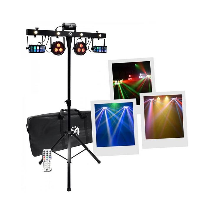 Mac Mah Multi FX Bar Licht Standaard Met 2 RGBW Par Spots +, Muziek en Instrumenten, Licht en Laser, Overige typen, Nieuw, Verzenden