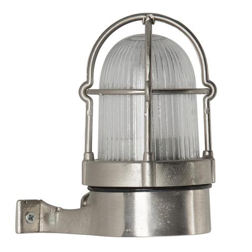 Scheepslamp Caspian III Nikkel Buitenverlichting, Tuin en Terras, Buitenverlichting, Verzenden