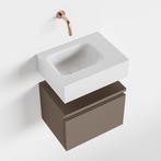 MONDIAZ ANDOR 40cm toiletmeubel smoke. LEX 40cm wastafel, Doe-het-zelf en Verbouw, Sanitair, Ophalen of Verzenden, Nieuw, Bad