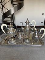 servizio caffè e the stile impero in argento 800 -