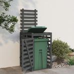 Containerberging 84x90x128,5 cm massief grenenhout grijs, Huis en Inrichting, Verzenden, Nieuw