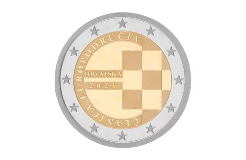 2 Euro Euro introduction 2023 - Kroatië, Postzegels en Munten, Munten | Europa | Euromunten, Verzenden