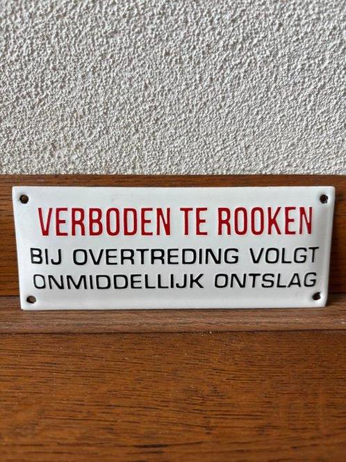 Retro-uitstraling met nostalgische typografie - Emaille, Antiek en Kunst, Antiek | Wandborden en Tegels