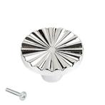 Meubelknop Fresno kunststof Zilver Set 5, Huis en Inrichting, Verzenden, Nieuw