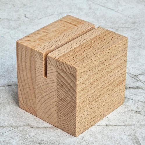 HOCHO Beukenhouten Kaartenhouder 60x60x60 mm – Perfect vo., Huis en Inrichting, Keuken | Keukenbenodigdheden, Nieuw, Ophalen of Verzenden