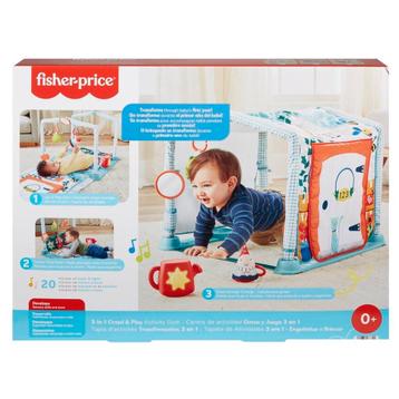 Fisher Price 3-In-1 Kruipen en Spelen Activiteitenspeelmat beschikbaar voor biedingen