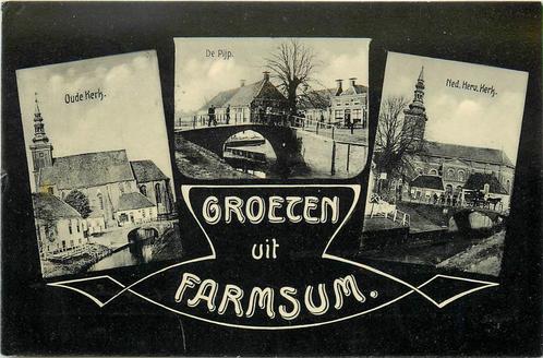 Farmsum Groeten uit, Verzamelen, Ansichtkaarten | Nederland, Gelopen, Verzenden